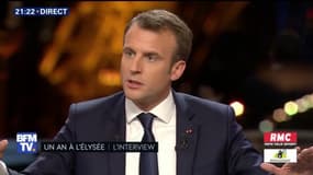 Règles fiscales: "Je ne vais pas vous dire votre ami Xavier Niel ou votre ami monsieur Drahi fait la même chose", lance Macron