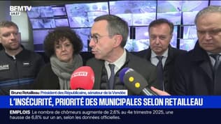 "La priorité pour les municipales, c'est la question de l'insécurité": Bruno Retailleau était dans les Yvelines en soutien aux policiers municipaux 