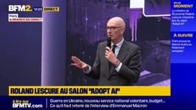 Pour développer l'IA, il faut "des cerveaux et des serveurs", estime Roland Lescure au salon Adopt AI