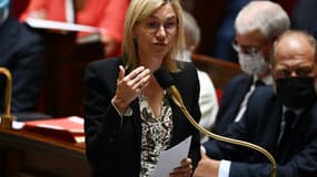 La ministre de la Transition énergétique Agnès Pannier-Runacher à l'Assemblée nationale le 19 juillet 2022 à Paris