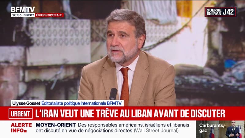 Guerre au Moyen-Orient: l'Iran exige un cessez-le-feu au Liban avant les négociations