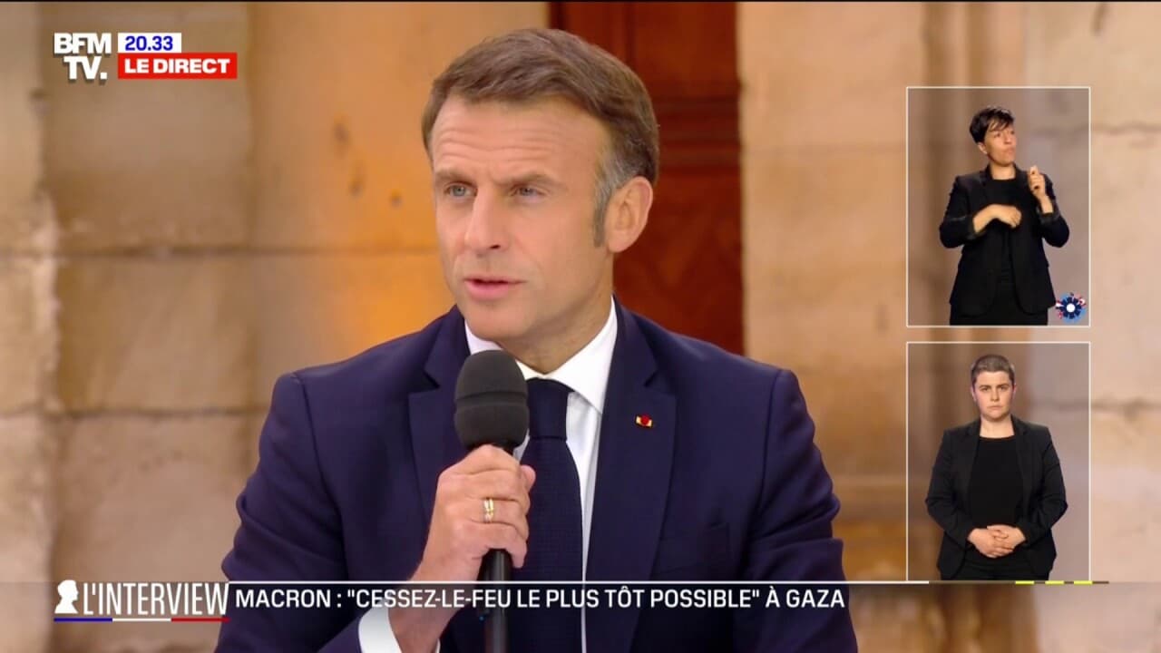 Emmanuel Macron: "Benjamin Netanyahu Est Un Interlocuteur Pleinement ...