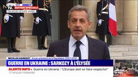 Nicolas Sarkozy: "La seule voie possible c'est la diplomatie car l'alternative à la diplomatie c'est la guerre totale"