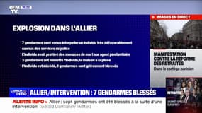 Allier: une personne tuée dans l'explosion d'une maison, 7 gendarmes blessés 