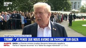 Gaza: "Je pense que nous avons peut-être un accord", affirme Donald Trump