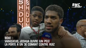 Boxe: Vainqueur, Joshua ouvre (un peu) la porte à un 3e combat contre Ruiz