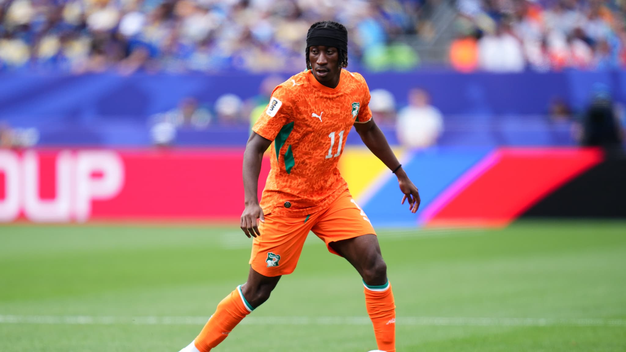 Yan Diomandé avec la Côte d’Ivoire pendant la Coupe du monde 2026