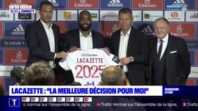 Lacazette : 'la meilleure décision pour moi"