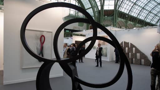 39e édition de la FIAC sous la nef du Grand Palais à Paris