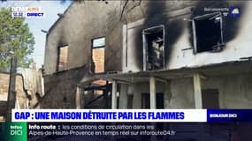 Gap: une maison détruite par les flammes