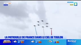 80 ans du débarquement de Provence: la patrouille de France dans le ciel de Toulon