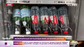 Des microparticules de plastique contenues dans les bouteilles d'eau