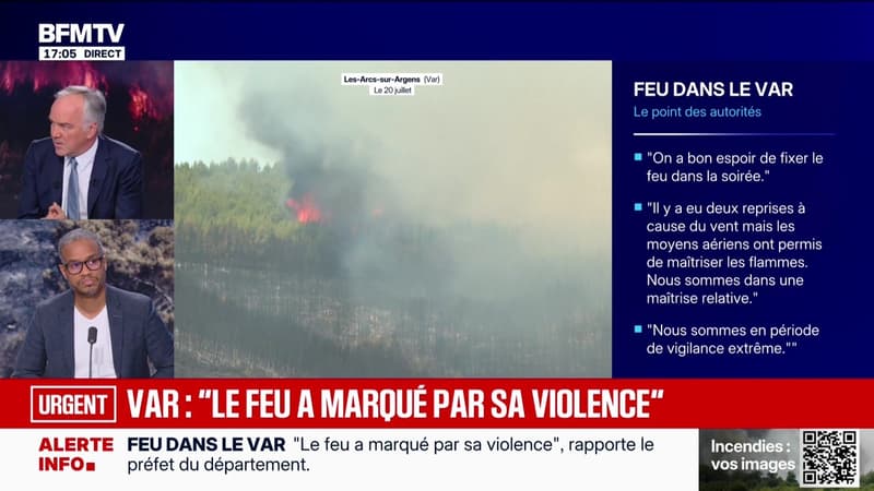 Marschall Truchot : Var, « Le feu a marqué par sa violence » - 20/07