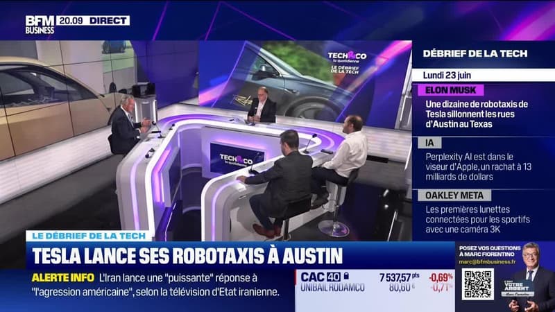 Tesla lance ses robotaxis à Austin thumbnail