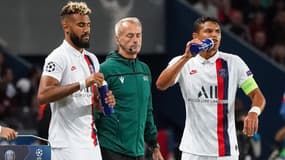 Eric Maxim Choupo-Moting et Thiago Silva en Ligue des champions, le 18 septembre 2019