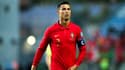 Cristiano Ronaldo lors du match des éliminatoires du Mondial 2022 Portugal-Irlande
