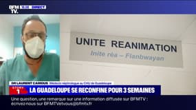 Covid-19: ce médecin du CHU de Guadeloupe constate "un rajeunissement de l'âge médian" en réanimation, "de 60 à 50 ans"