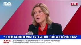 "Aujourd'hui, je pense que nous n'arriverons pas à avoir un vote de confiance favorable", déclare Yaël Braun-Pivet