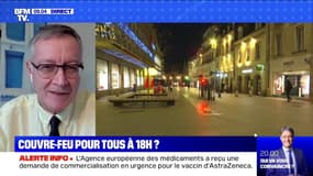 Couvre-feu à 18h: l'épidémiologiste Antoine Flahault estime qu'il représente "un frein à l'épidémie"