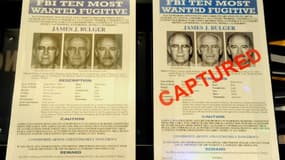 Des avis de recherche de l'ancien parrain de la mafia James "Whitey" Bulger, exposés dans un musée de Las Vegas