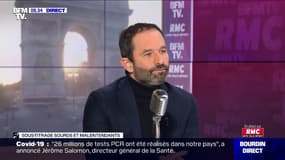 Benoît Hamon face à Jean-Jacques Bourdin sur RMC et BFMTV