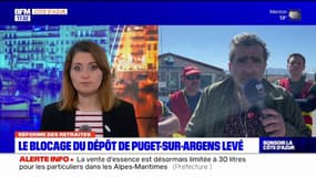 Var: le dépôt de Puget-sur-Argens bloqué momentanément par des manifestants