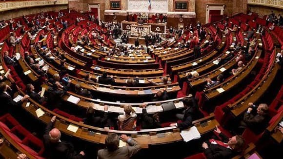 L'hémicycle de l'Assemblée nationale.