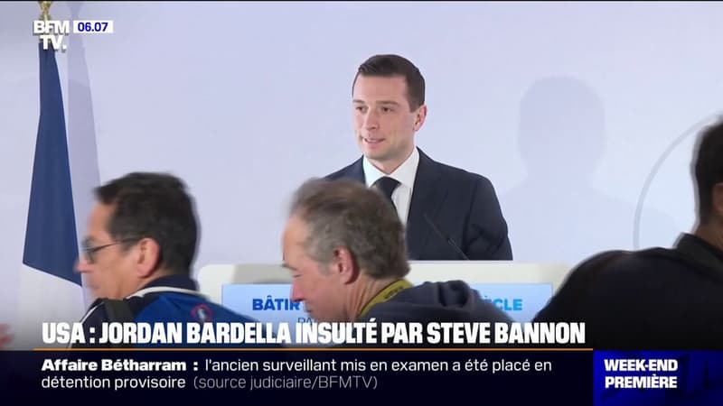 Jordan Bardella insulté par Steve Bannon après avoir annulé son intervention à un rassemblement conservateur