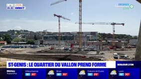 Rhône: le quartier du Vallon prend forme à Saint-Genis-Laval