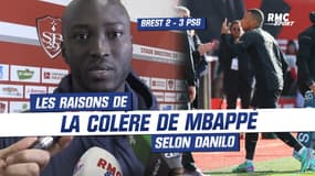 Brest 2-3 PSG : Les raisons de la colère de Mbappé, selon Danilo