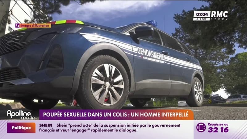Poupée sexuelle dans un colis : un homme interpellé