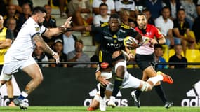 Yoan Tanga lors de la victoire de La Rochelle contre Montpellier, le 3 septembre 2022