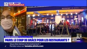 Couvre-feu à Paris: "Si le client part à 21h, on ne peut pas fermer en 30 secondes!", fustige un restaurateur