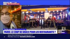 Couvre-feu à Paris: "Si le client part à 21h, on ne peut pas fermer en 30 secondes!", fustige un restaurateur