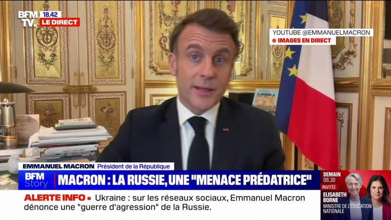 Emmanuel Macron va s'entretenir à 20h avec le président ukrainien Volodymyr Zelensky