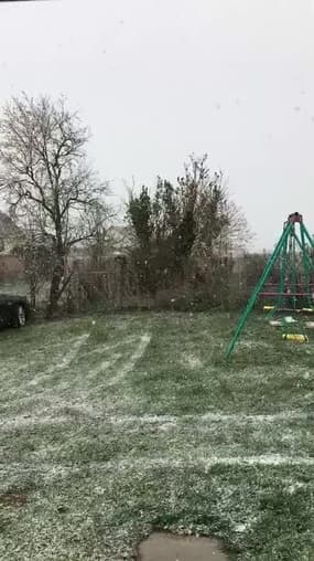 Eure-et-Loir : neige à Dreux - Témoins BFMTV