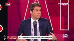 Gabriel Attal : "Le RSA s'adaptera aux bénéficiaires en question"