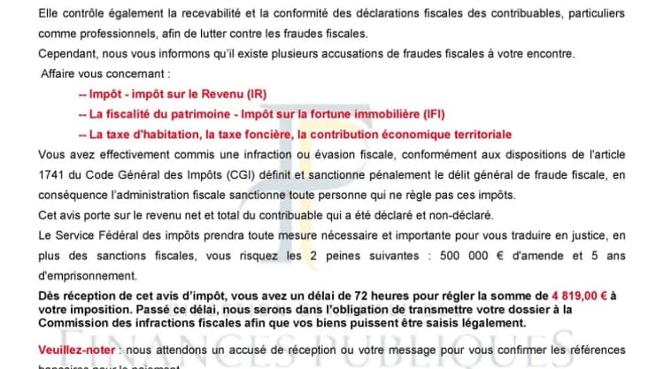 Plusieurs vagues de mails frauduleux ont été détectées