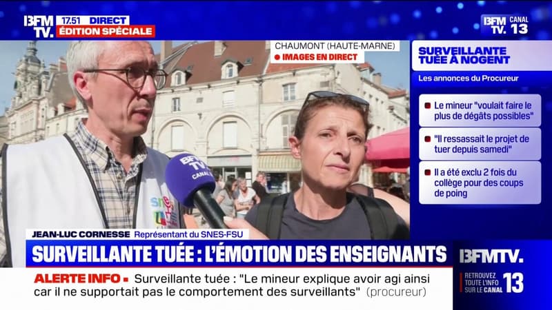 Il y a beaucoup de souffrance: un rassemblement organisé à Chaumont, en Haute-Marne, en hommage à Mélanie, la surveillante tuée à Nogent