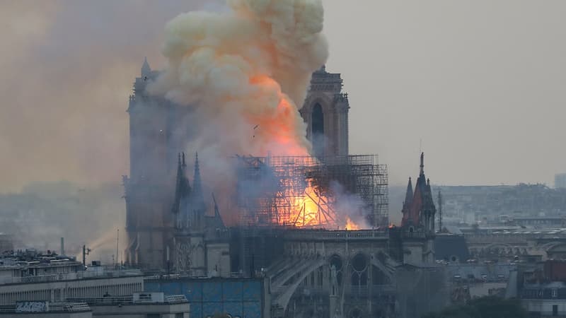 L'incendie à Notre-Dame de Paris 