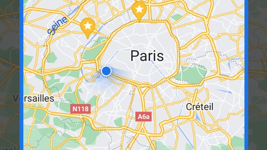 Capture d'écran Google Map Capture d'écran Google Map