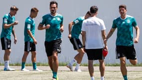 L'Allemagne à l'entraînement 