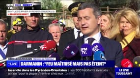 Gérald Darmanin: "Le plus grand feu de l'année 2023" débute "à une date extrêmement précoce"