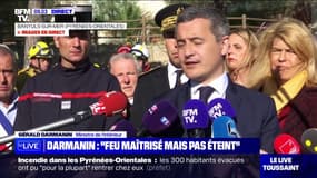 Gérald Darmanin: "Le plus grand feu de l'année 2023" débute "à une date extrêmement précoce"