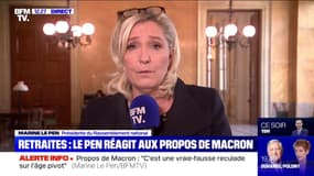 Marine Le Pen: "il faut que le gouvernement arrête de manœuvrer avec les Français"