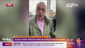 Mazan : Fortes tensions entre un avocat et des militantes