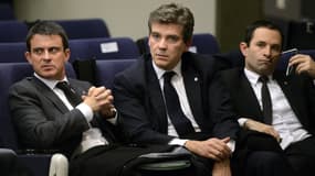Manuel Valls, tenant de l'aile droite de la gauche, Arnaud Montebourg et Benoit Hamon, à l'aile gauche; 