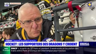 "On est confiants": les supporteurs des Dragons de Rouen croient en une finale en Ligue Magnus