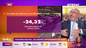 Voitures neuves : les ventes s'effondrent en août