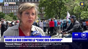 Strasbourg: manifestation contre le "choc des savoirs"